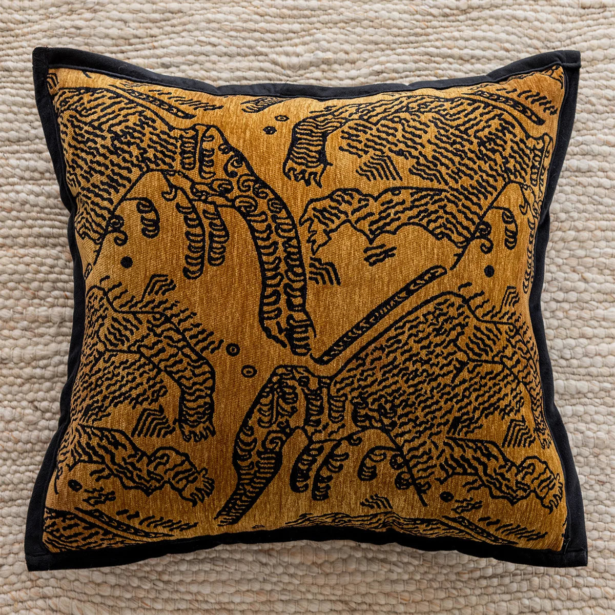 Coussin canapé marron