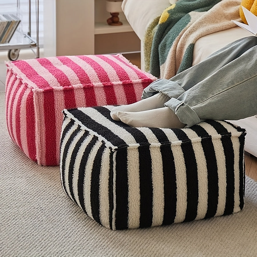 Coussin de sol carré - rose / 40x40x15cm