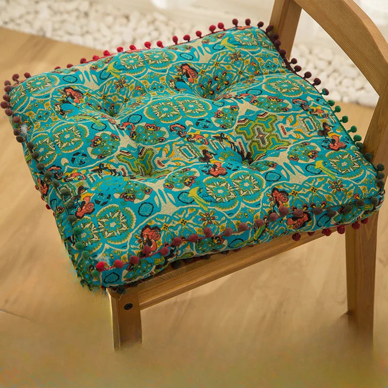Coussin arabe - bleu