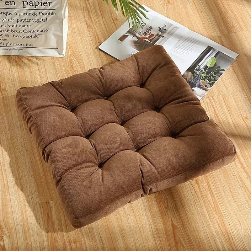 Coussin au sol - brun / 45x45cm