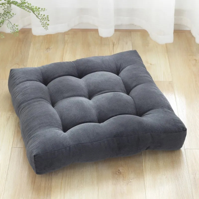 Coussin au sol - gris / 45x45cm