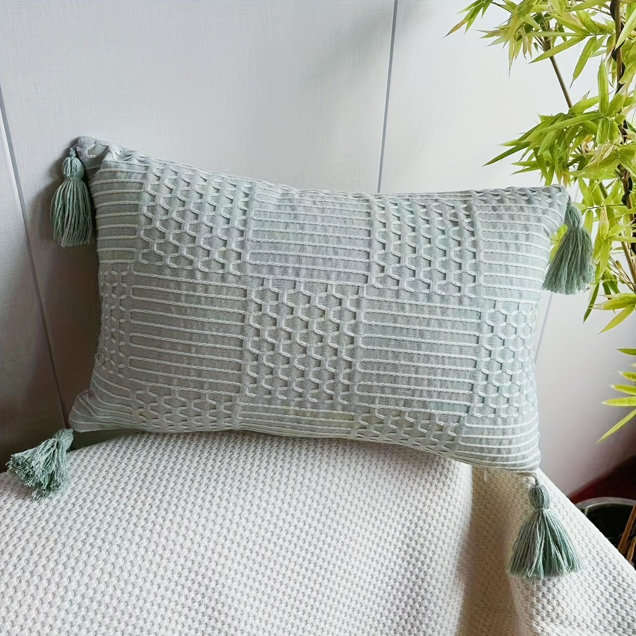 Coussin bleu ciel