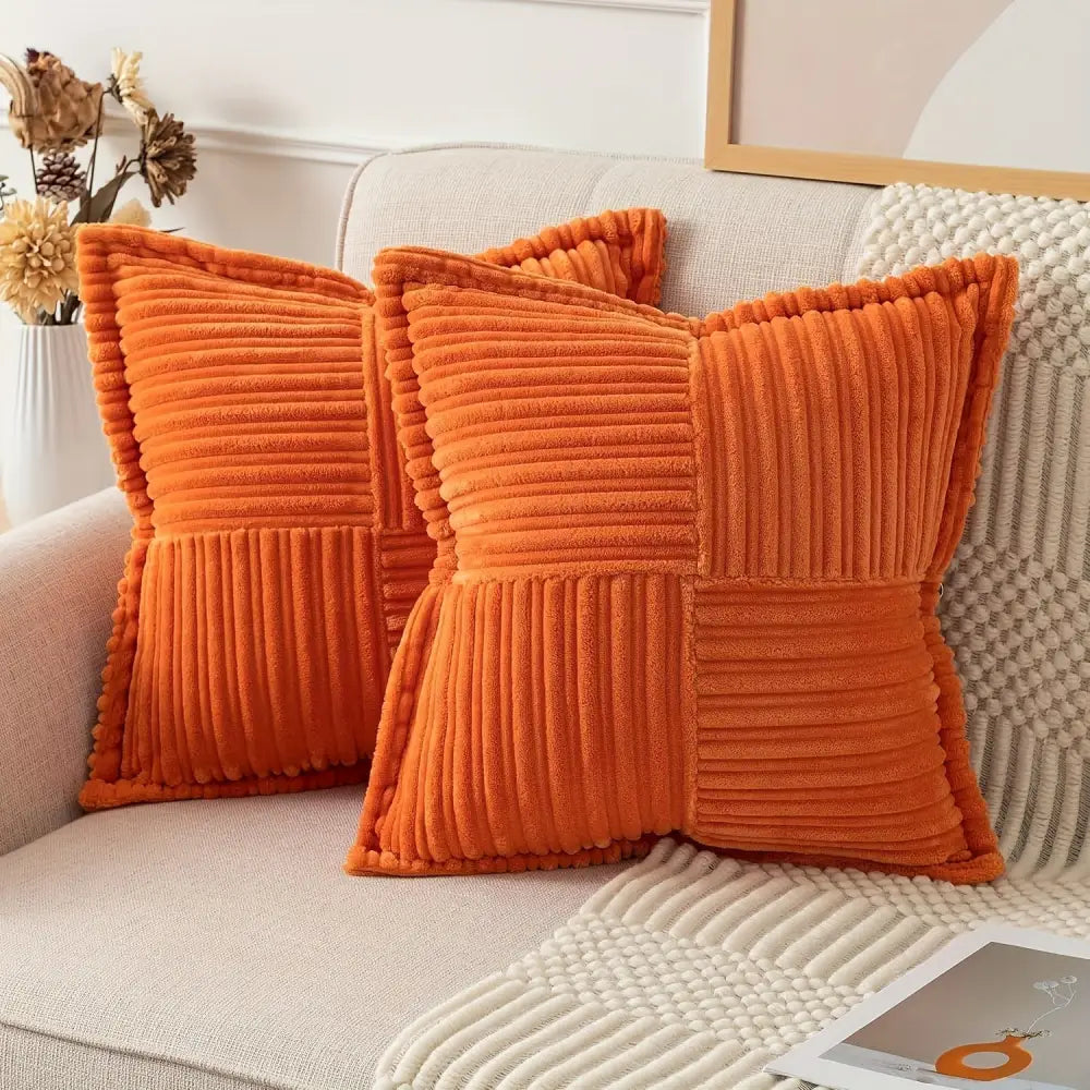 Coussin canapé orange
