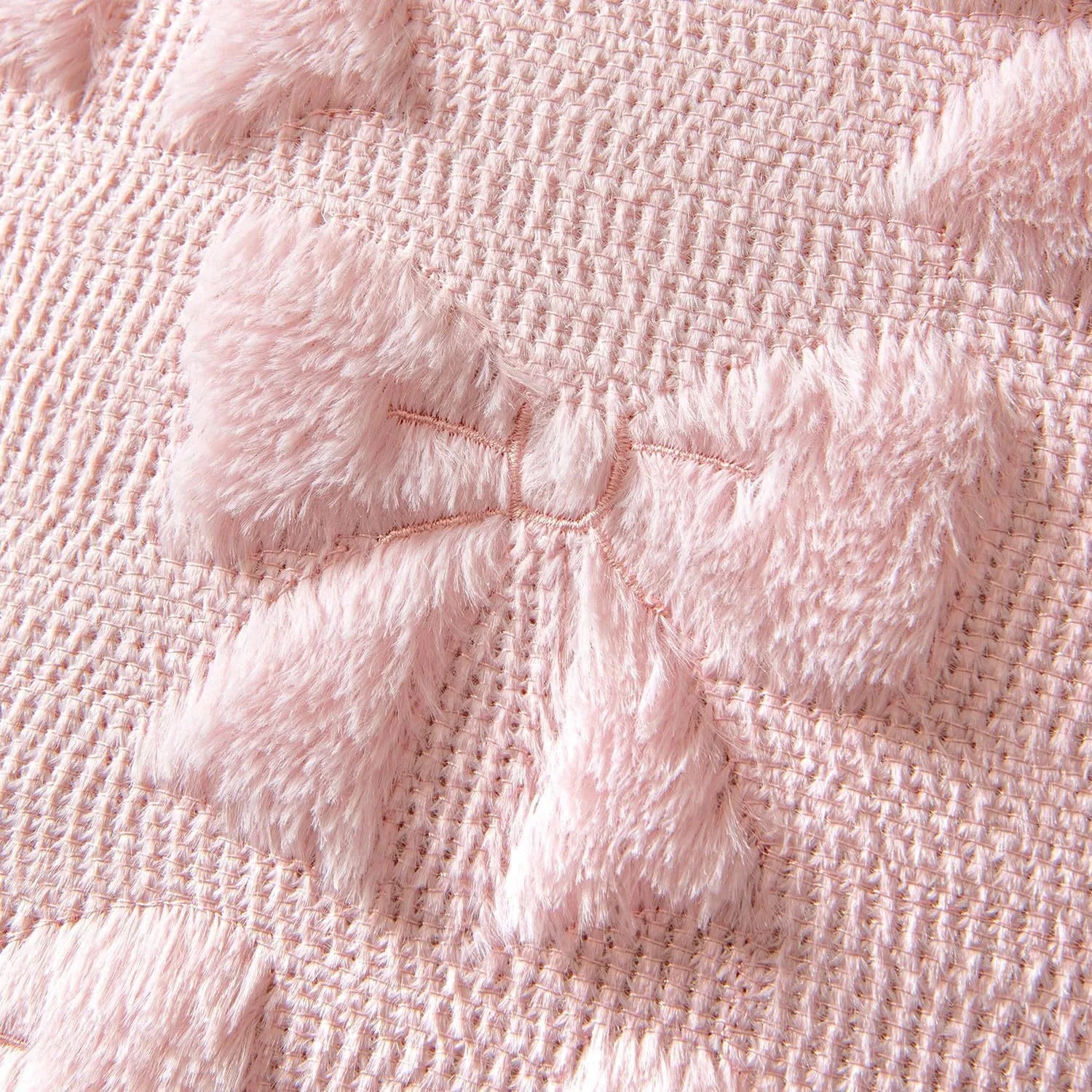 Coussin canapé rose pale