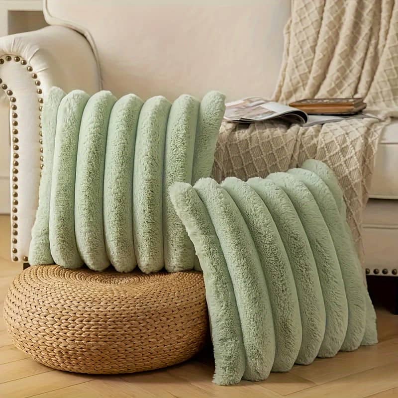 Coussin canapé vert