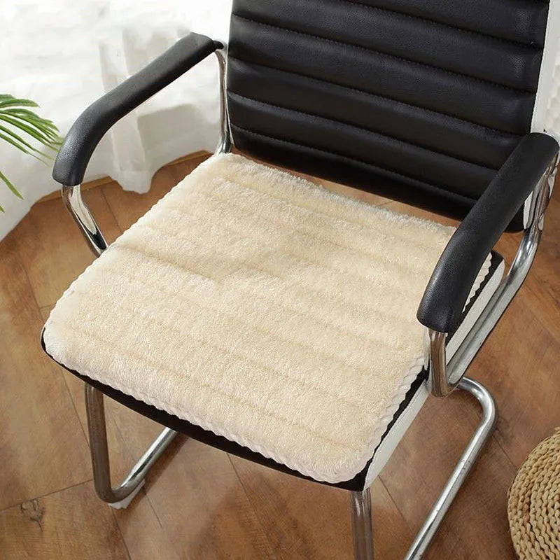 Coussin chaise bureau - blanc