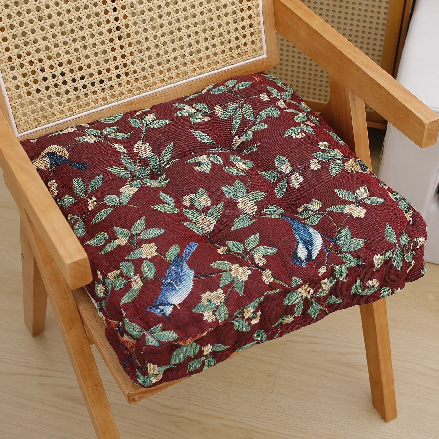 Coussin chaise vintage - brun
