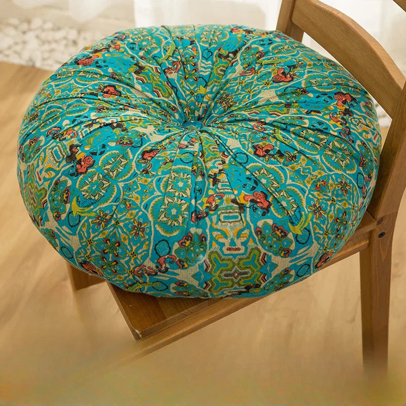 Coussin de chaise ethnique - vert