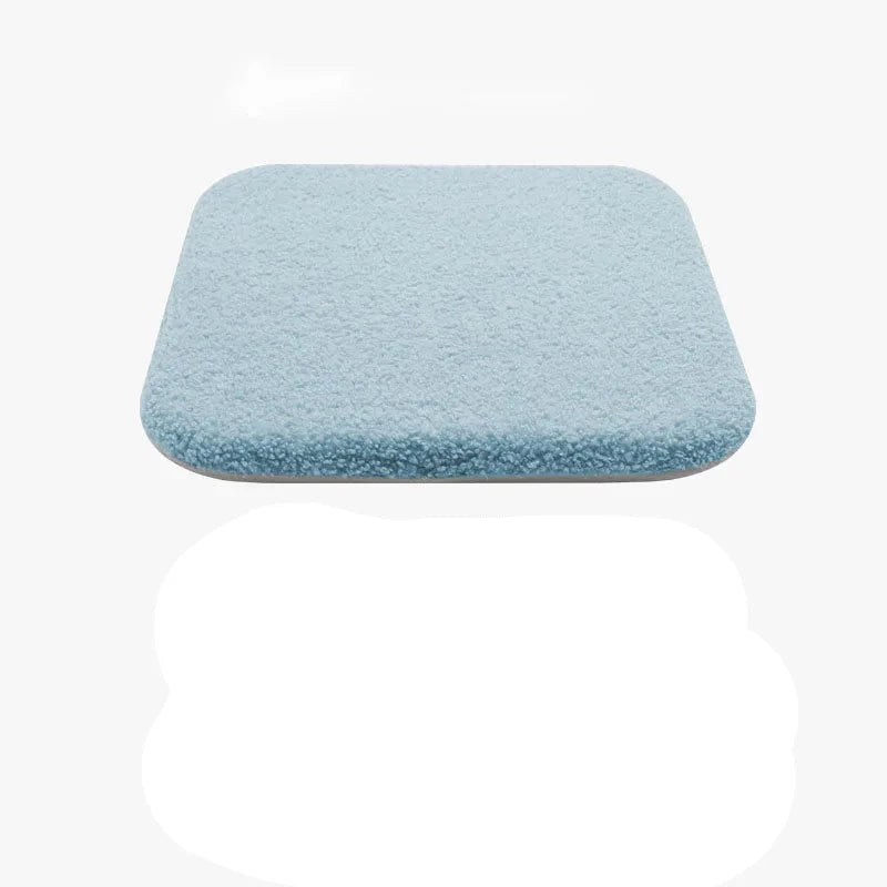 Coussin de chaise velours - bleu / 45x45cm