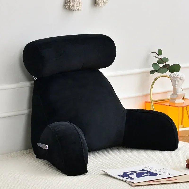 Coussin de lecture de lit - noir