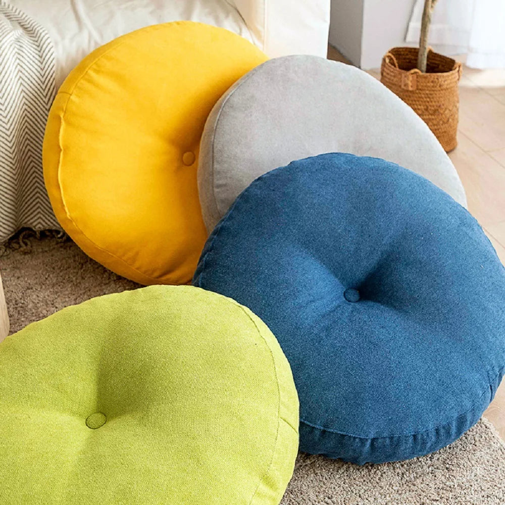 Coussin de sol bleu