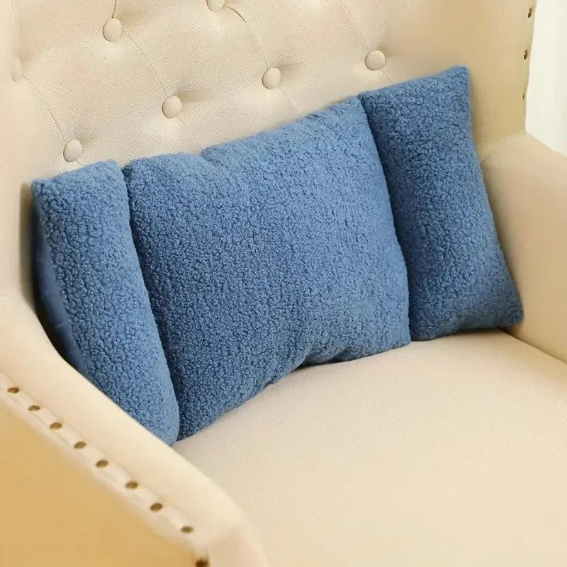 Coussin de soutien lombaire - bleu