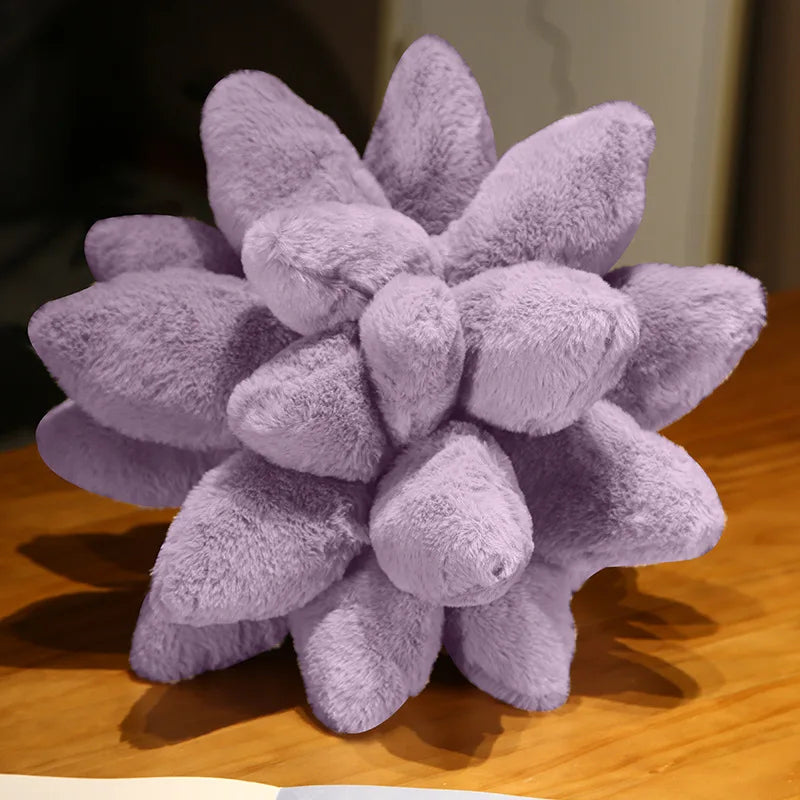 Coussin déco violet
