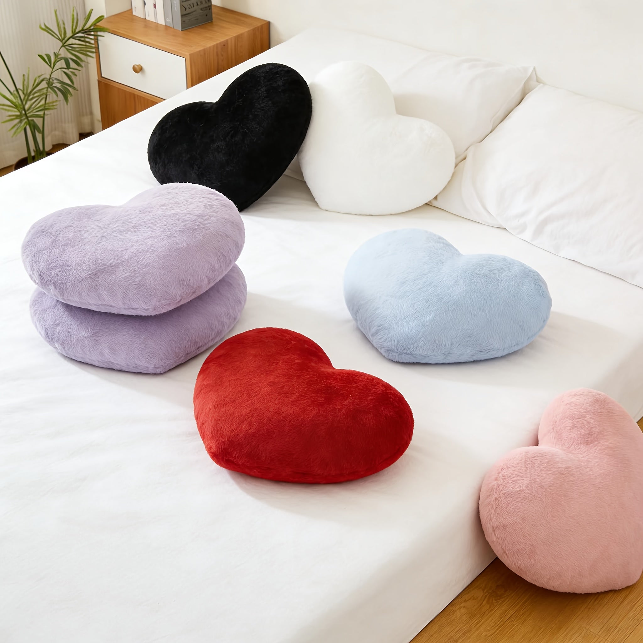 Coussin en forme de cœur