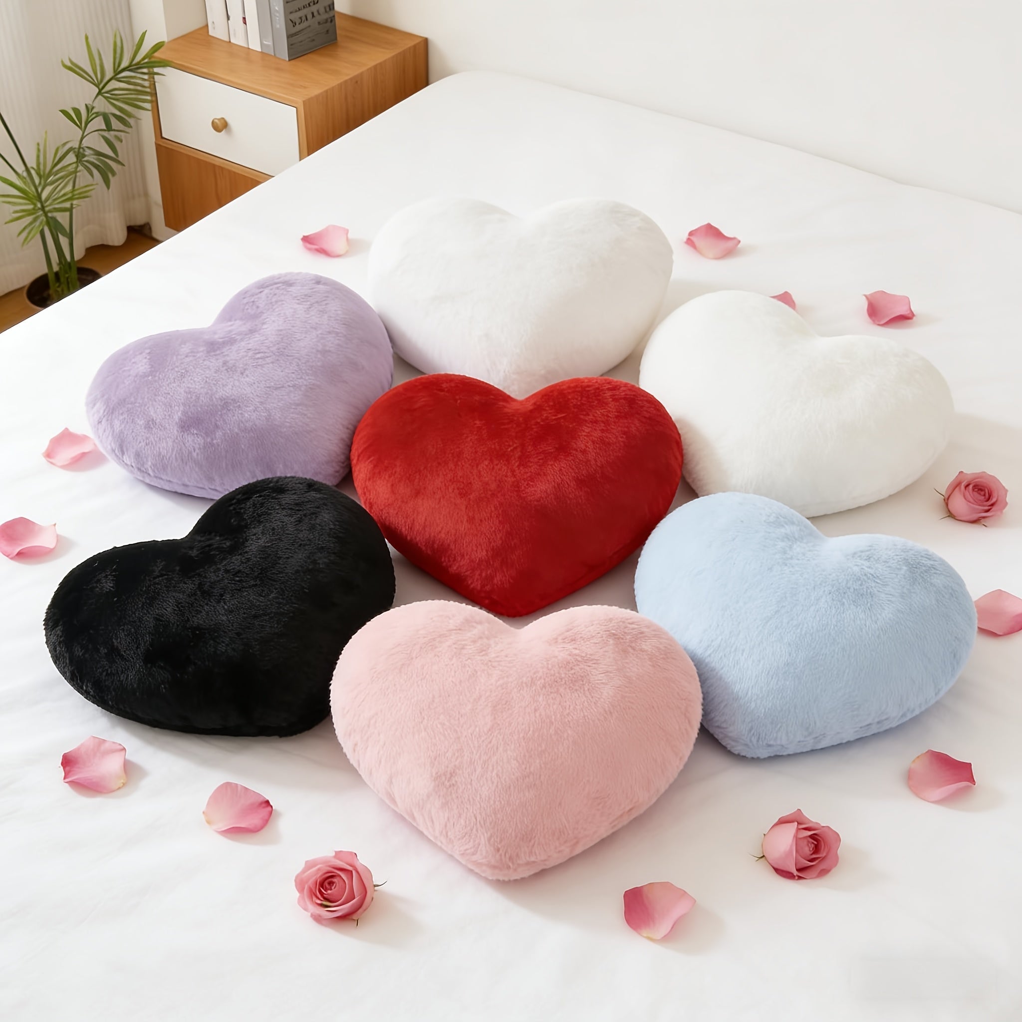 Coussin en forme de cœur