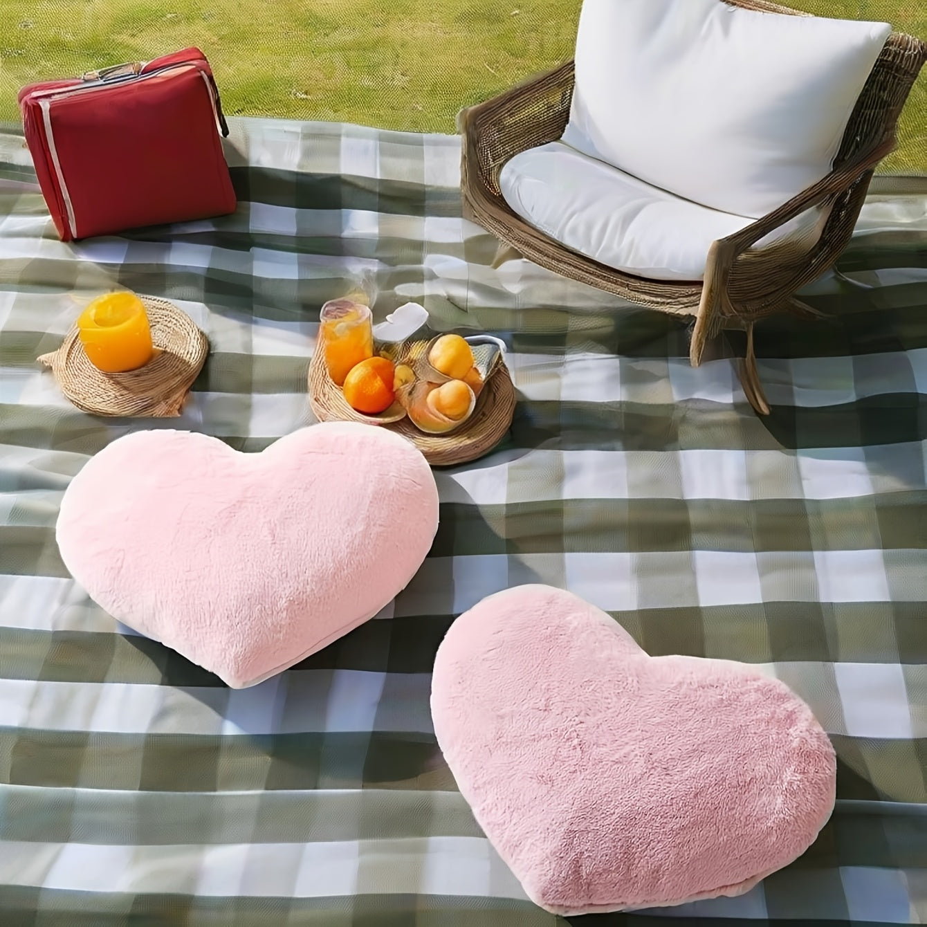 Coussin en forme de cœur