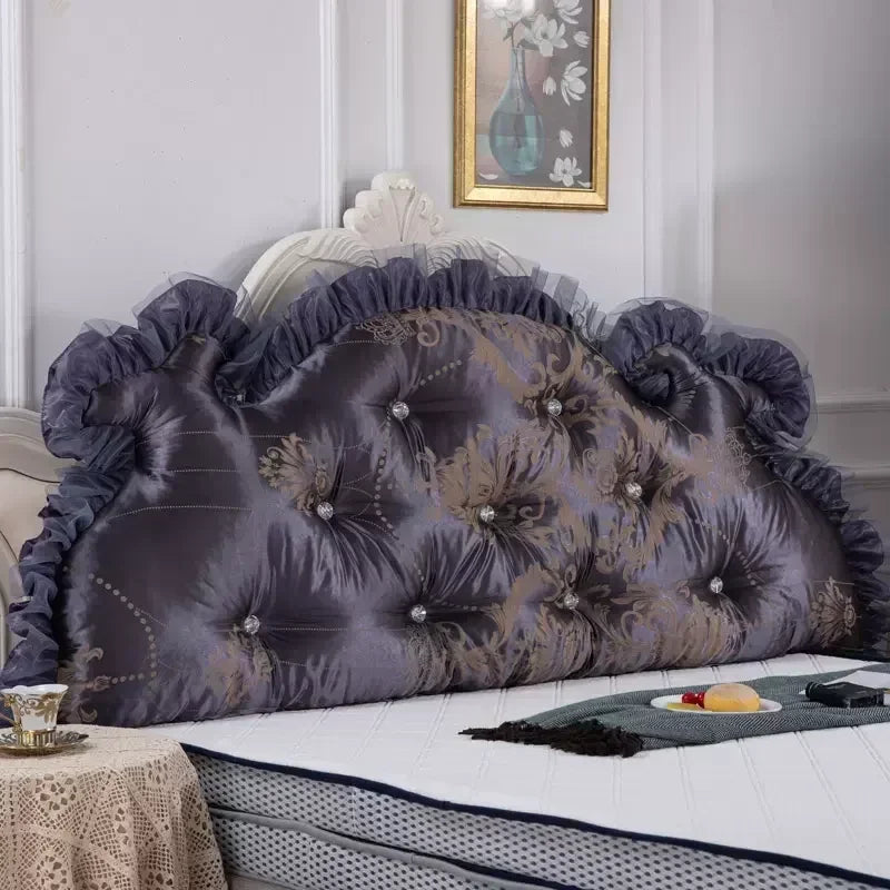 Coussin en tête de lit - brun foncé / 150cm