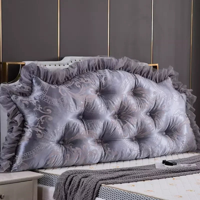 Coussin en tête de lit - gris / 150cm