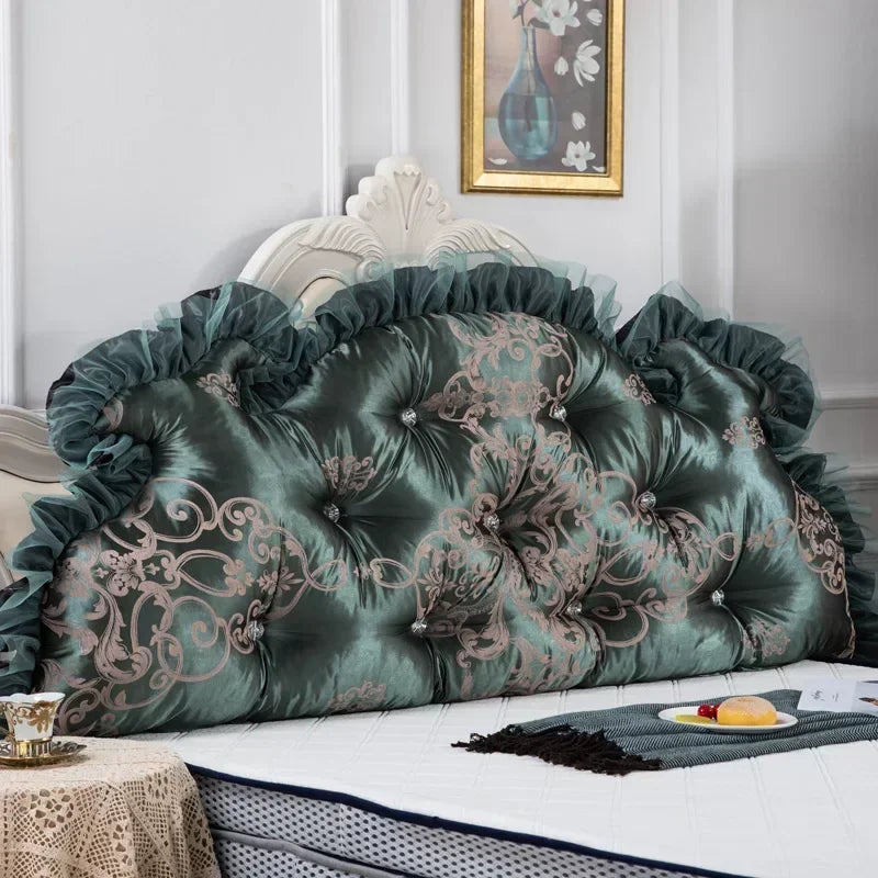 Coussin en tête de lit - vert foncé / 150cm