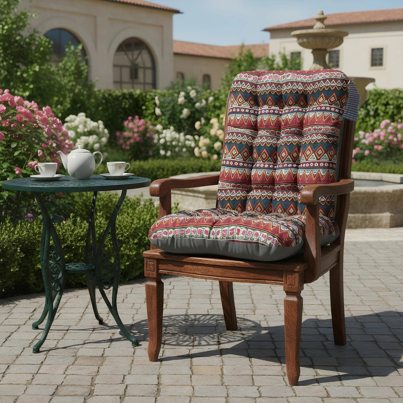 Coussin extérieur chaise - rouge