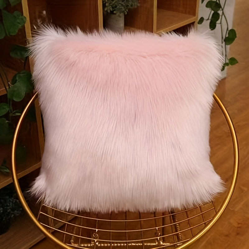 Coussin fausse fourrure