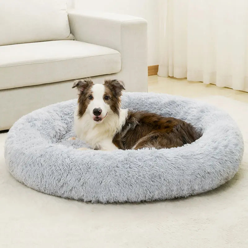 Coussin grand chien - gris / 70cm