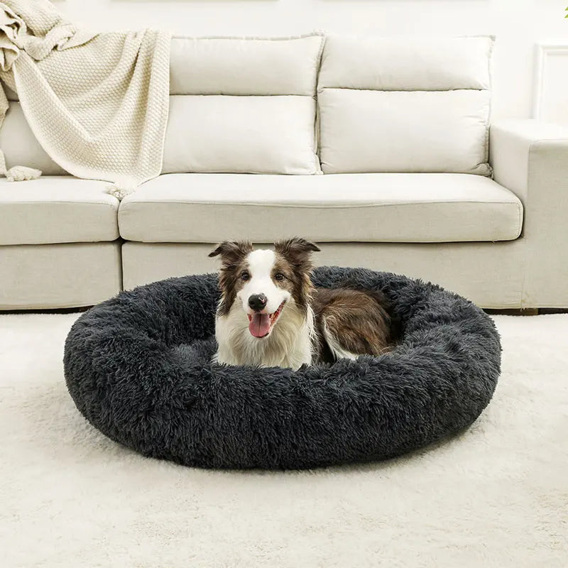 Coussin grand chien - noir / 70cm