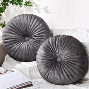 Coussin gris foncé