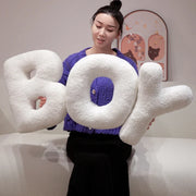 Coussin lettres