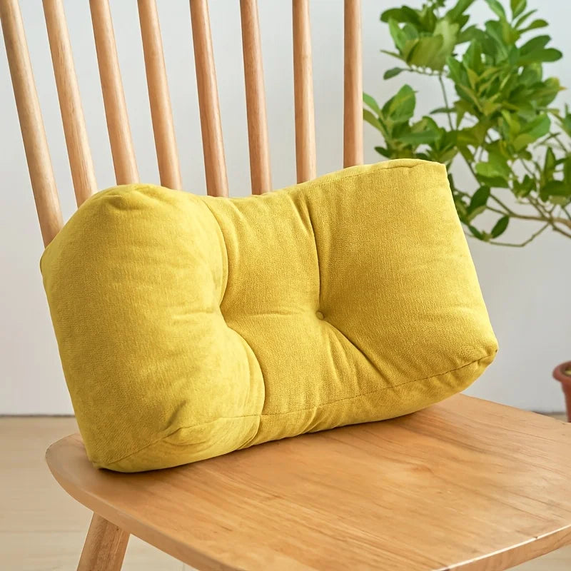 Coussin lombaire chaise - jaune
