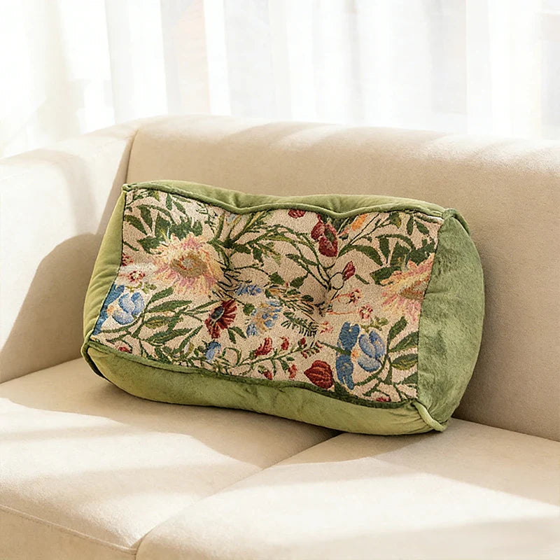 Coussin lombaire pour canapé - vert
