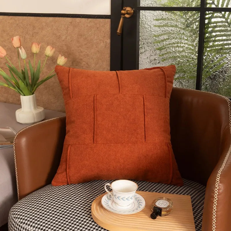 Coussin orange design - 45x45cm