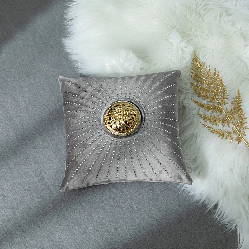 Coussin oriental - gris
