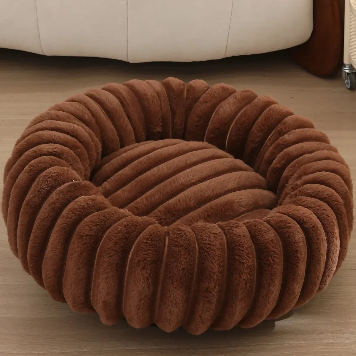 Coussin petit chien - brun / 40cm