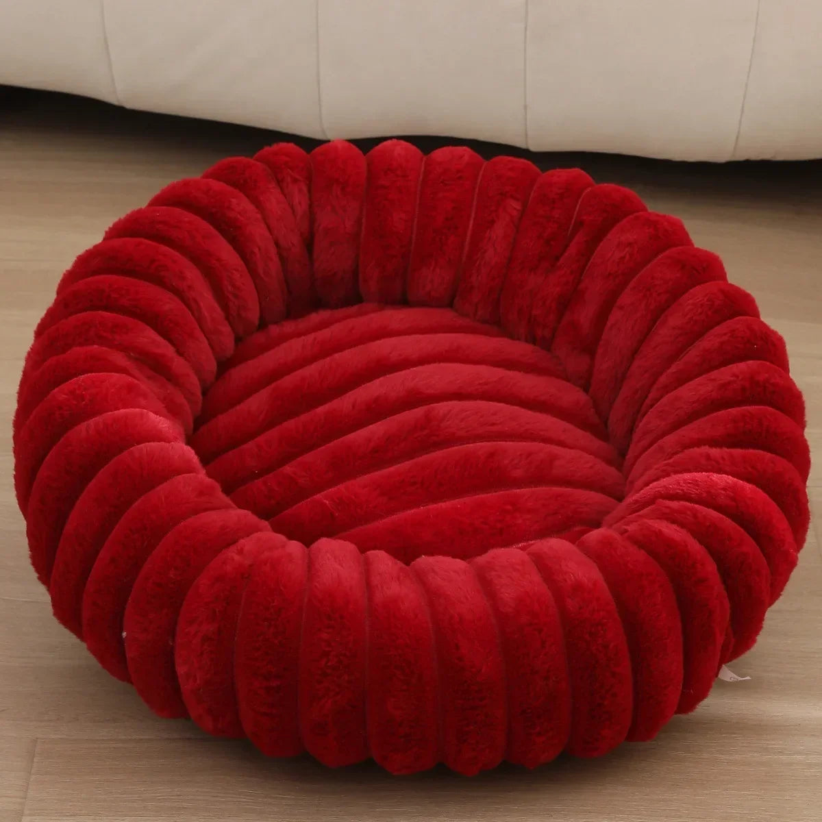 Coussin petit chien - rouge / 40cm