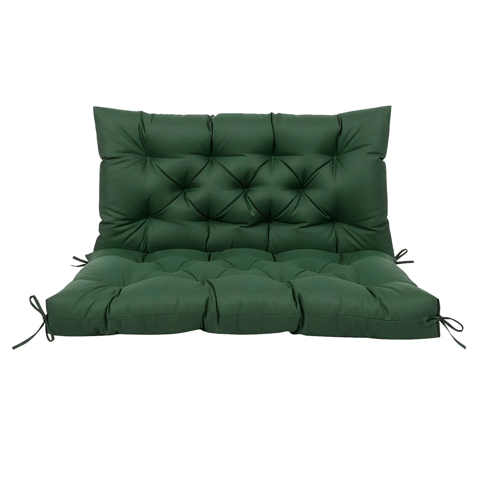 Coussin pour banc extérieur - vert foncé / 100x100cm