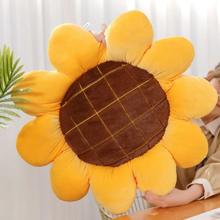 Coussin tournesol - 40x40cm