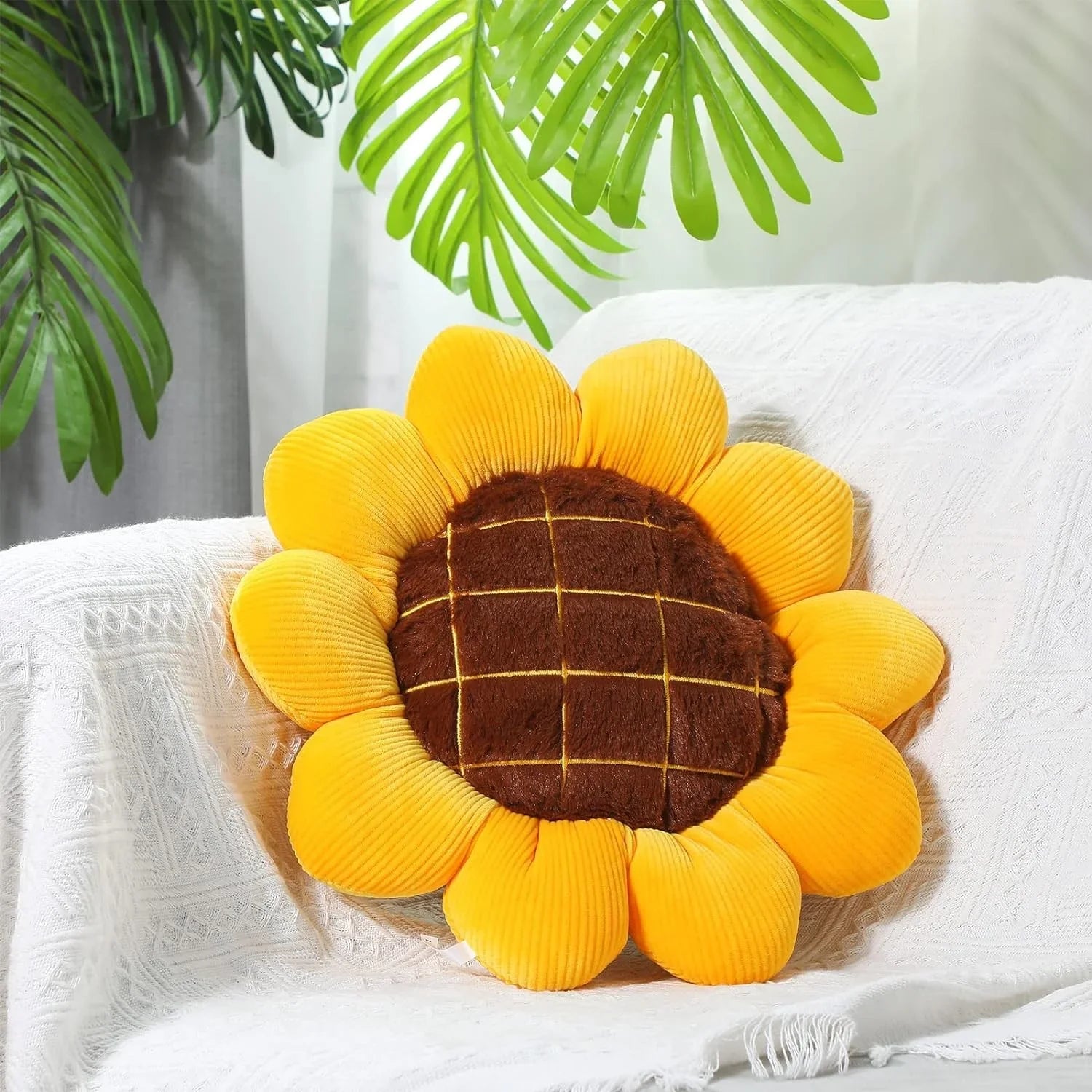 Coussin tournesol