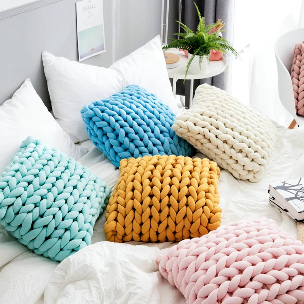 Coussin tressé