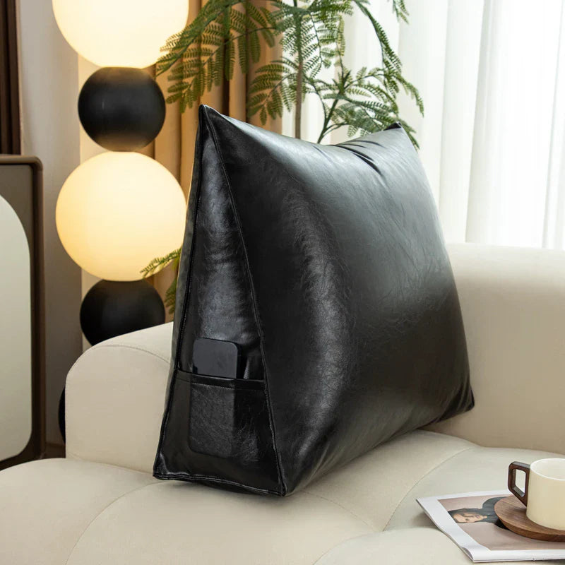 Coussin triangle - noir