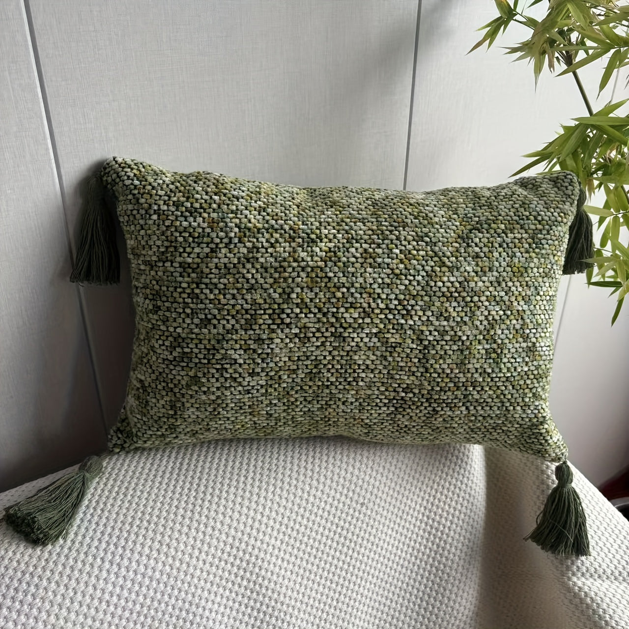 Coussin vert olive