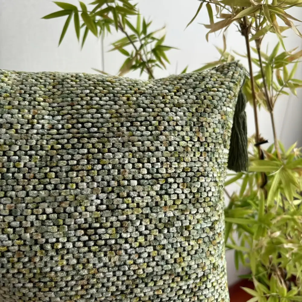 Coussin vert olive