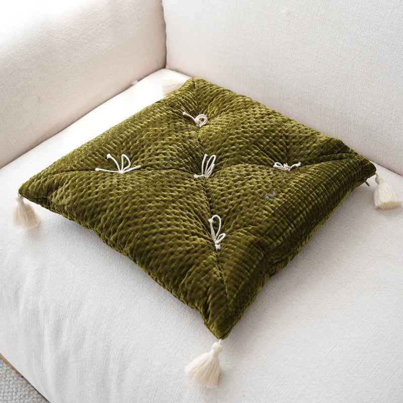 Coussins chaise cuisine - brun / 45x45cm