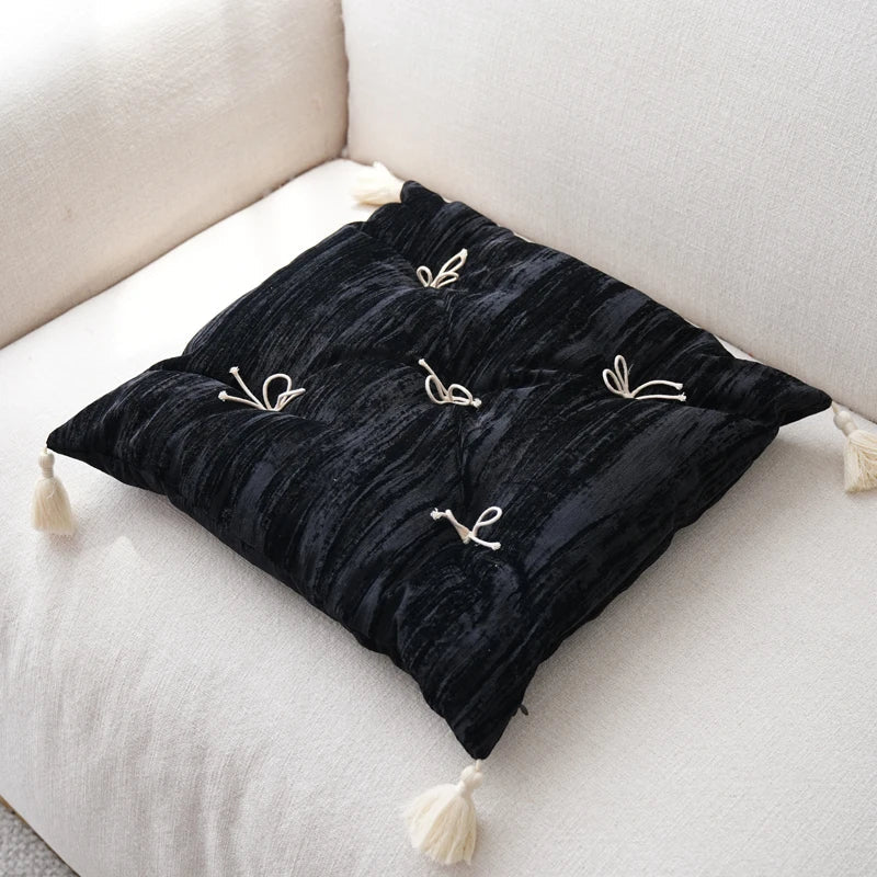 Coussins chaise cuisine - noir / 45x45cm