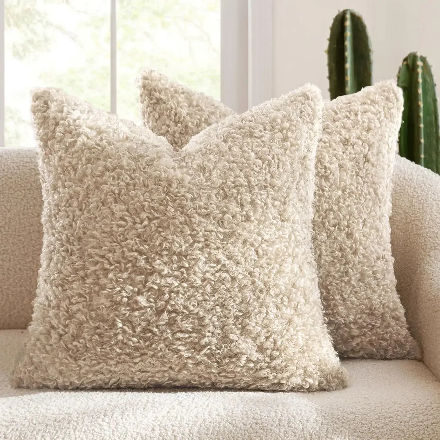 Housse coussin polaire