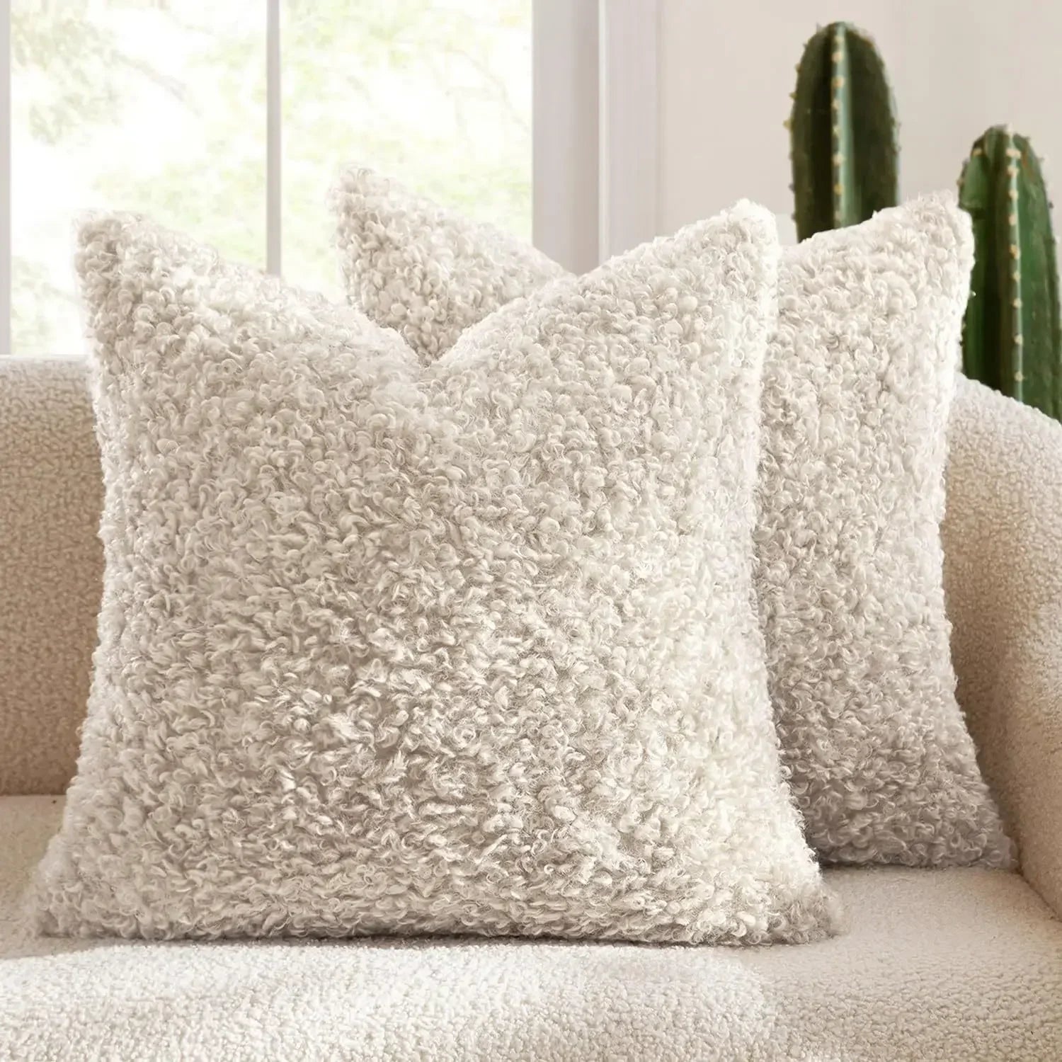 Housse coussin polaire