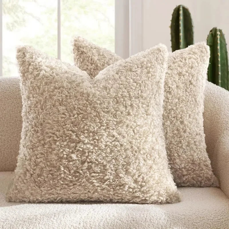 Housse coussin polaire
