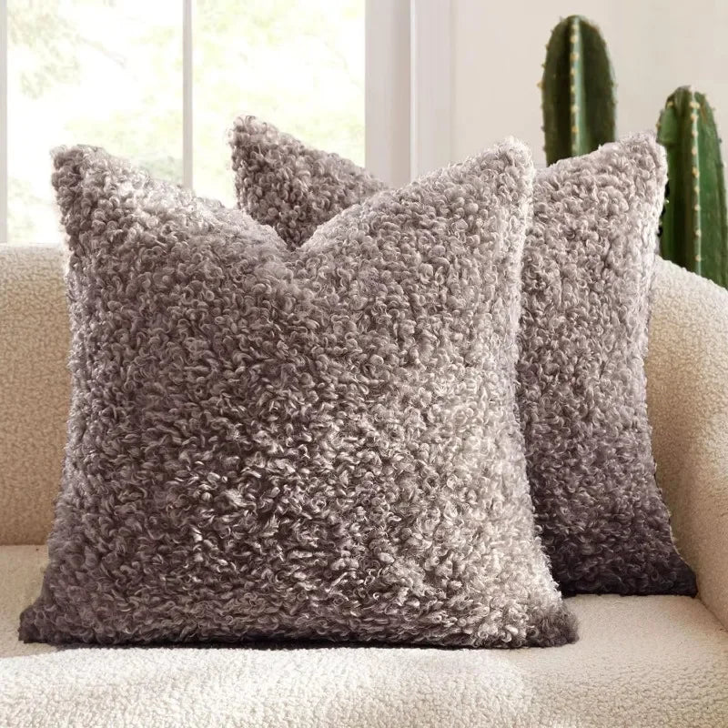 Housse coussin polaire