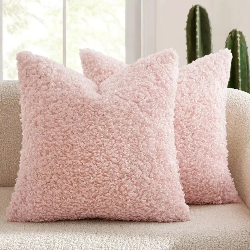 Housse coussin polaire