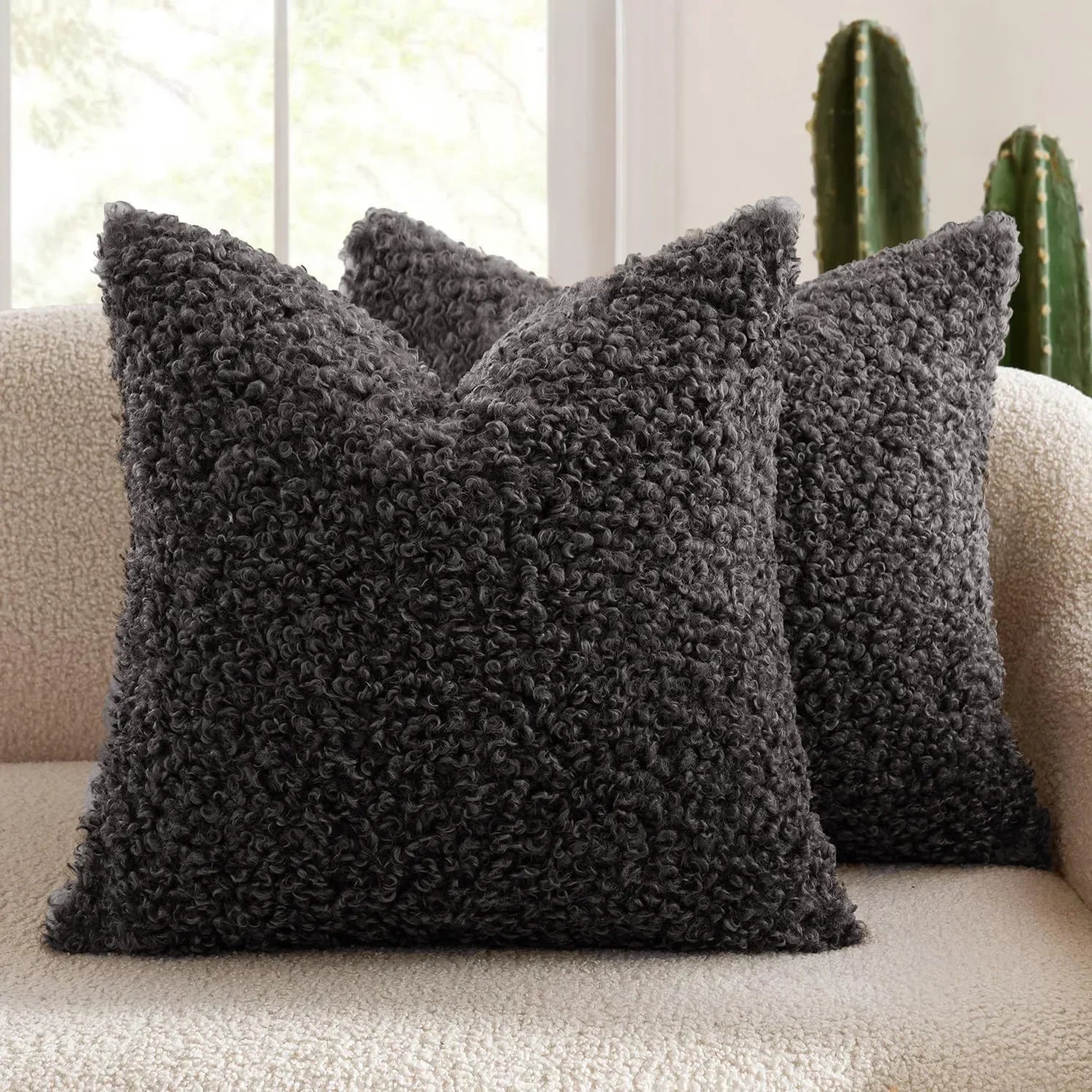 Housse coussin polaire